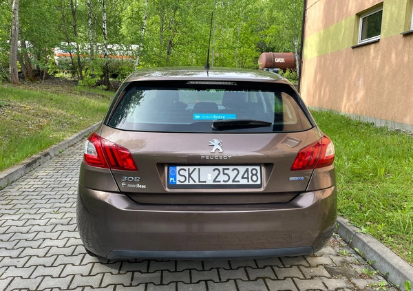 Peugeot 308 cena 27000 przebieg: 260000, rok produkcji 2014 z Sosnowiec małe 121